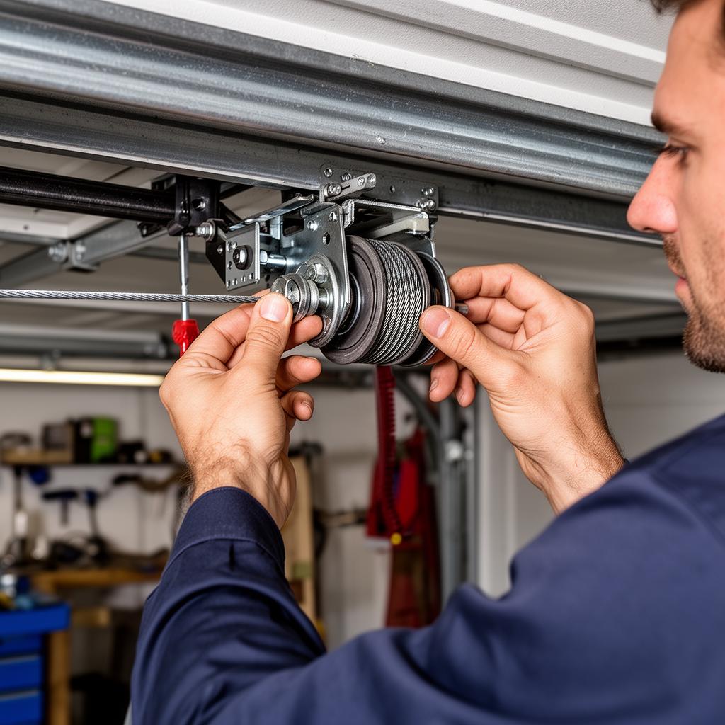 Professional garage door repair service